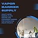Vapor Barrier Supply - Silage Tarp Black/White Plastic Sheeting - 5 Mil - Heavy Duty Polyethylene Plastic Tarp for Silage Cover, Bunker Cover for Farming, Agriculture, Ground Covering (20' x 30')