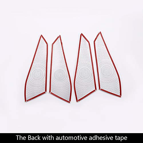Cheya Aluminum Alloy Car Styling Inner Door Speaker Cover Trim Sticker For Bmw X5 G05 2019 X7 G07 2019 2020 Auto Accessories #TOP4