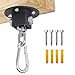 KSWLOR Metal 360Â°Swivel Swing Hangers,Heavy Duty Swing Suspension Hook,1000 lbs Capacity Playground Gym Boxing Bag Hammock Chair Yoga Porch Swing Mount