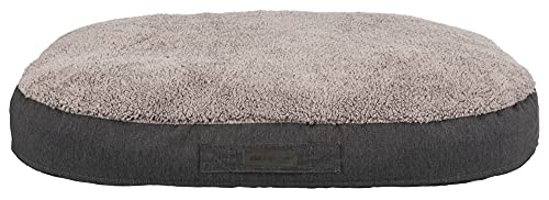 TRIXIE orthopädisches Hundekissen Vital Kissen Bendson, oval, 100 × 70 cm, dunkelgrau/hellgrau- 36425