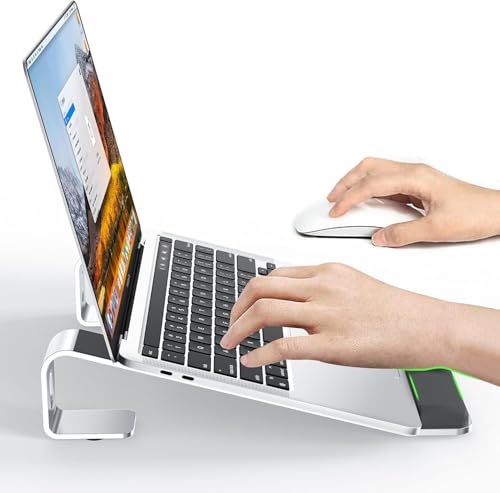 NTMY Aluminium Laptopständer 10-17 Zoll Silber NH04