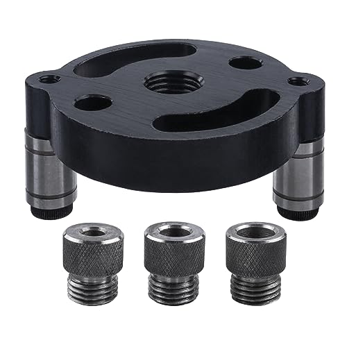 Treki Guía de perforación Localizador de Taladros Guía de Taladro de Orificio Recto 6/8/10 mm Guia para Taladrar de Aleación de Aluminio Herramientas de Carpintería para Hogar Carpintería DIY