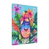 Dimensions : le panneau de toile mesure 40 x 50 x 1,6 cm de long, 40,6 x 50,8 cm de long, un total de 1 panneau, et les photos sont imprimées sur une toile de haute qualité. Les couleurs vives créent un sentiment de nature originale et de chefs-d'œuvre, vous apportant une expérience immersive