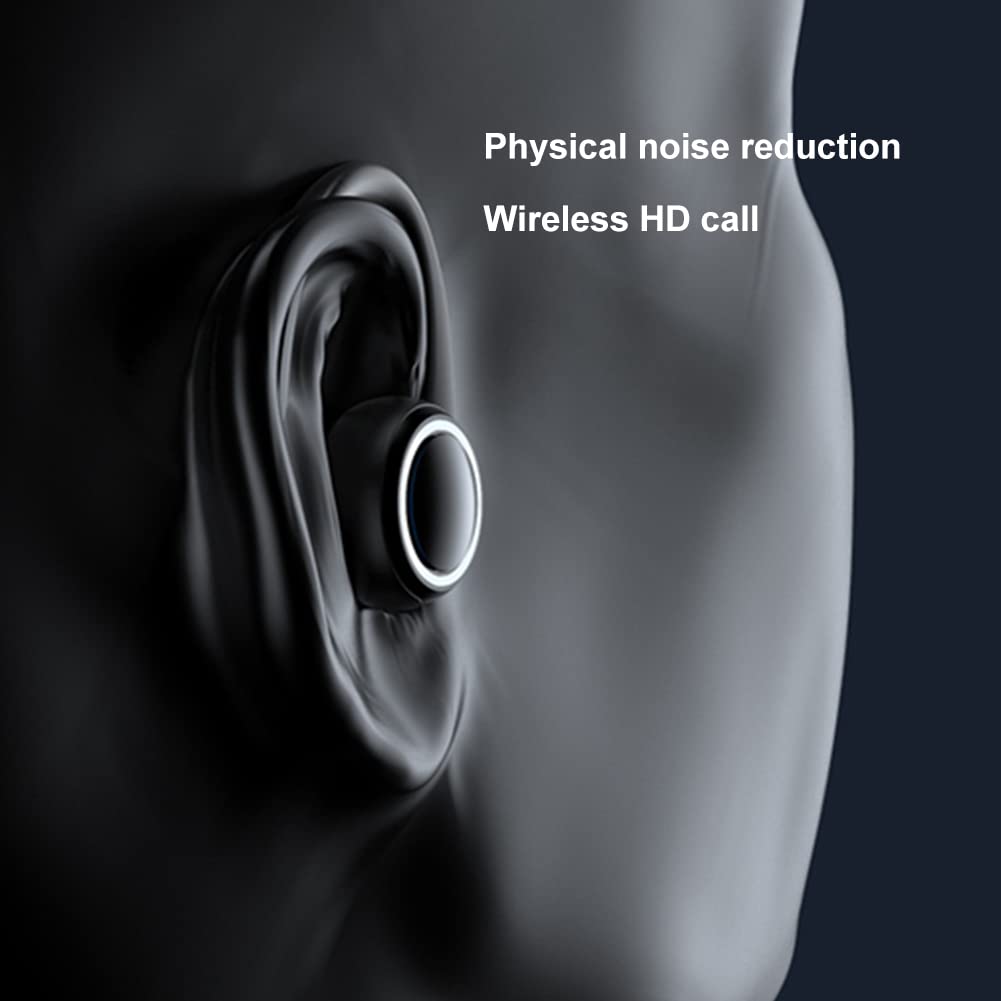 Oreillette Bluetooth sans Fil,iSpchen Mini Oreillette Bluetooth Main Libre Bluetooth Oreillette Micro Universel Casque Mono Oreille Bluetooth 5.2 écouteur Oreillette Casques Bluetooth Mono