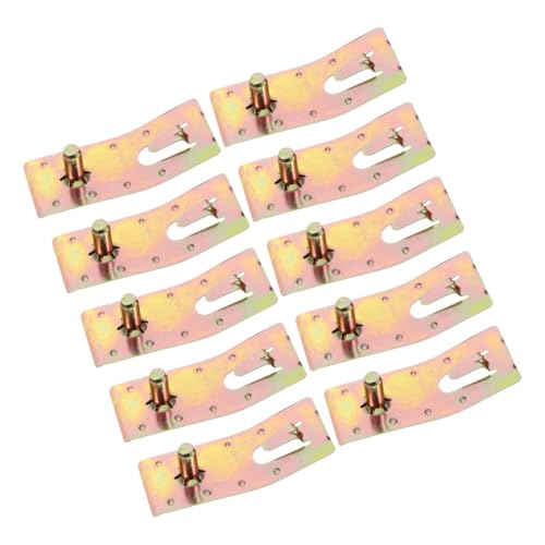 Toddmomy 10 pièces Clip de Sécurité pour Rayonnage à Plateformes Teardrop Verrou Métallique Résistant et Galvanisé pour Système de Rayonnage Compatible Multifonction pour Usage