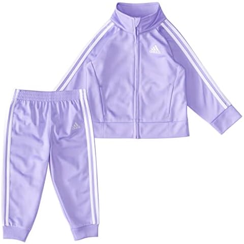 adidas Girls Light Purple Track Set Cover