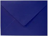 Envelope Convite 120 g/m² Textura Linho pacote de PP, Papel offset, (16×22 cm), Azul, Romitec, 10 unidades
