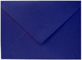 Envelope Convite 120 g/m² Textura Linho pacote de PP, Papel offset, (16×22 cm), Azul, Romitec, 10 unidades