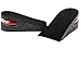 Sealike 2-Layer Air up Height Increase Elevator Shoes Insole Lift Kit 2 inch Heel Inserts for Women Men with Stylus (Black)