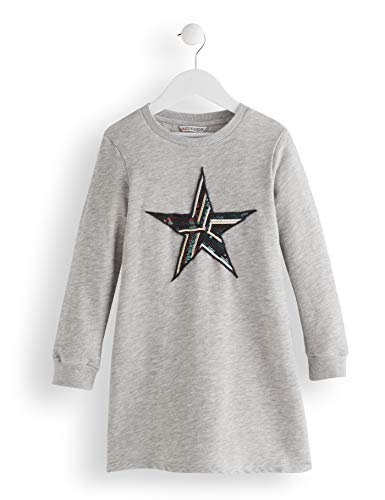 Marque Amazon - RED WAGON Robe Fille, Gris (Grey), 104, Label:4 Years