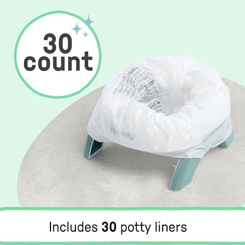 Ingenuity Replacement Potty Liners – 30 Count, Disposable Travel & Home Use, Leak-Proof, Tie-Top Bags for My Travel Potty and More by Ingenuity - Used condition - Image 3