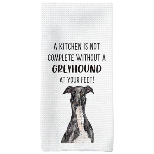 Tzhim Greyhound Gifts Kitchen Towels, Italian Greyhound Gifts, GreyhoundDog Hand Towels...