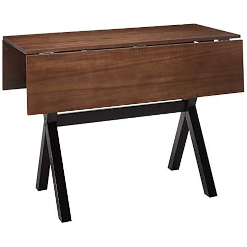 Nathan James Kalos Solid Wood Drop Leaf Folding Kitchen Farmhouse Room Or Space