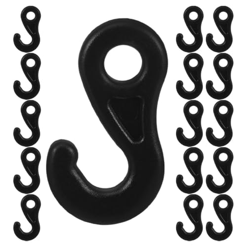 Gogogmee 30 pièces Crochets de Fixation pour Tente Accessoires Outdoor Plastique Résistant Crochets Multi-usages pour Corde de Tente Fixation Solide et Coupe-Vent pour Camping Auvent et