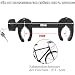 Sorlpv Rahmenhalter für Fahrradträger 32CM Länge, Universal Kurze Fahrradrahmenhalter Abschließbare, Rahmenhalter für Rahmendurchmesser des Fahrrads: Ø 3-6cm