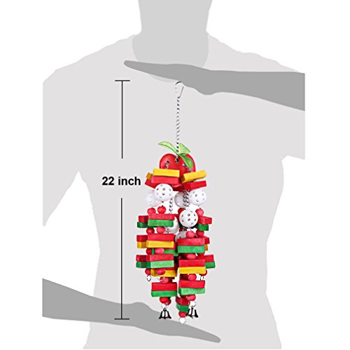 image for KINTOR Bird Chewing Toy Large Medium Parrot Cage Bite Toys African Gre