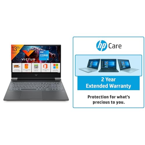 Image of HP Victus, 13th Gen Intel Core i5-13420H, 6GB RTX 3050, 16GB DDR4(Upgradeable) 512GB SSD, FHD, 144Hz, 300 nits, IPS, 15 Care Pack 2 Years Additional Warranty with Onsite Support