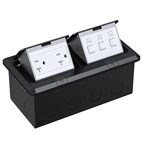 WEBANG Dual Floor Box Electrical Kit (20A RJ45)