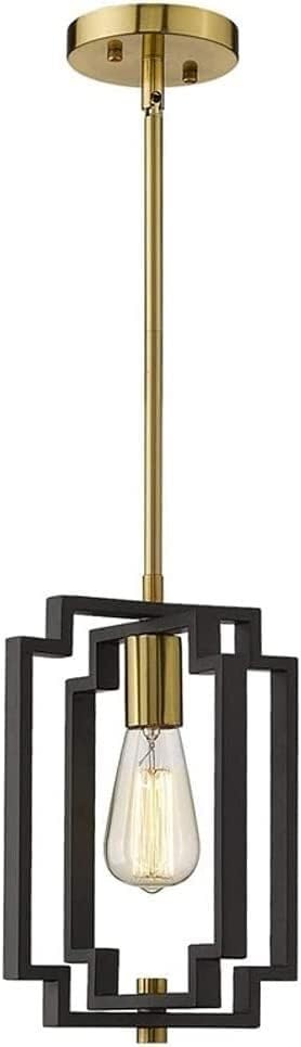 Suspension luminaire cuisine industrielle noir cage