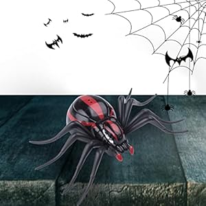 Remote Control Spider,High Simulation RC Giant Spider Toys | Electronic Animal Toys And Playsets Gifts For Birthday Party April Fools’ Day Zmky