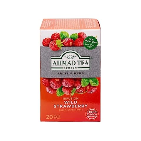 Ahmad Tea Wild Strawberry Herbal Infusion Cover