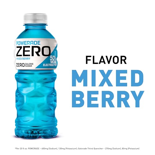 Image of POWERADE ZERO Mixed Berry, 20 fl oz, 8 Pack