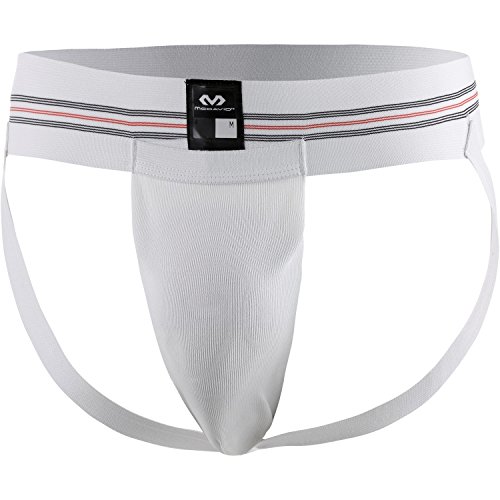 McDavid Classic Cup Supporter with Adult Flex Cup, White, Large