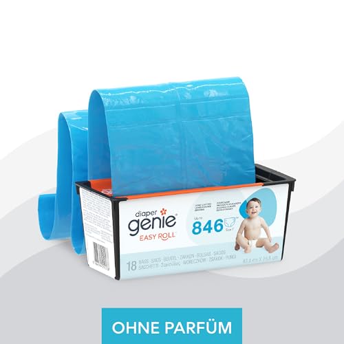 Diaper Genie, Original Easy Roll Refill Cassette, 2 Pack, 2 x 18 Bags Compatible with Diaper Genie Platinum Nappy Pails - Image 2