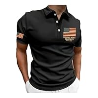 Men's Turning Point Forever 1993 2025 Print Casual Polo Shirt Freedom American Flag Sweatshirt Patriotic Flag Shirt