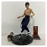 bruce lee action figure dolls Design raffinato e processo di verniciatura a mano, lo rendono realistico.