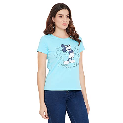Image of Women's Graphic Print Regular Fit Round Neck Short Sleeves T-Shirt