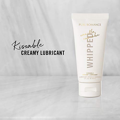 Pure Romance Whipped, Creamy Flavored Lubricant for Women and Men Who Want Tastier Intimate Interactions, Vanilla Cupcake, 3 Fl Oz - Thumbnail 3
