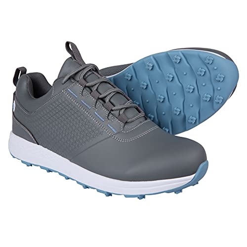 Ram Golf Accubar Ladies Golf Shoes, Grey/Blue, Size 5