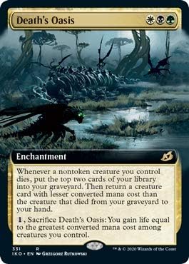 Magic: The Gathering - Death's Oasis - Foil - Extended Art - Ikoria: Lair of Behemoths