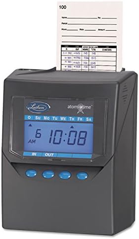 Lathem Time 7500E Totalizing Time Recorder, Gray, Electronic, Automatic