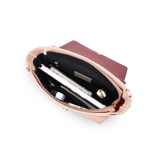 Image of Julia Sling Bag for Women, Stylish Handbag Sling Bag Italian Vegan Leather Bag with Detachable Sling Strap Sling Bag for College and Office