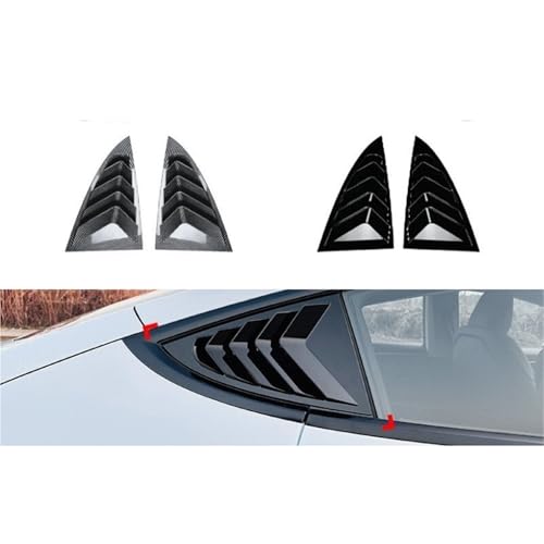 Persienne Tesla Model 3 cache vitre carbone anti UV auto 2024 - 2