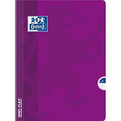 Lot de 10 Cahiers OPEN FLEX piqûre, 96 pages, Format 24 x 32 cm. Quadrillé 5 x 5. Couverture polypro