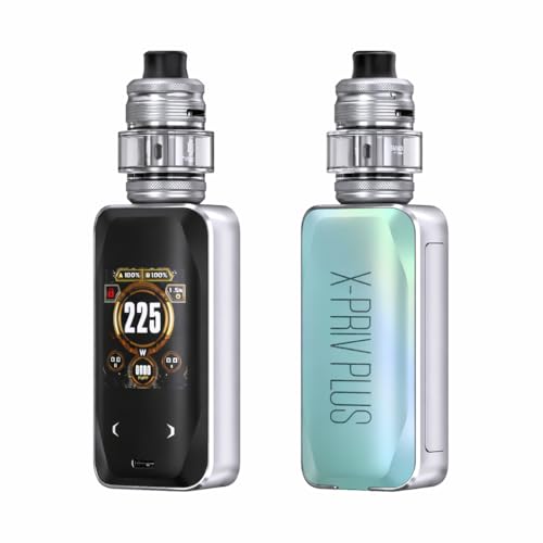 �X���b�N X-PRIV Plus �G�b�N�X�v���C�� �v���X �X�^�[�^�[�L�b�g �d�q�^�o�R Mod Kit TF-D Sub-ohm Tank 225W 5.5ml Vape �x�C�v (Mineral Green)