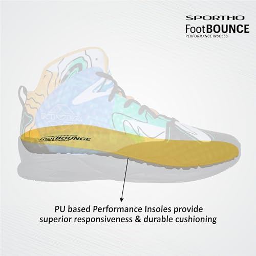 Image of Nivia Street Art Basketball Shoe for Men, Breathable Mesh & TPU Upper, Phylon, Rubber & TPU Shank Sole