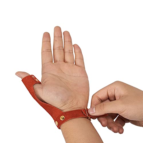 Toparchery Arrow Gloves 2 Finger Protective Guard Leather For Right Left Hand Hunting Shooting Target Recurve Horse Bow #TOP5