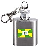 ourinhos hotel pousada Llavero de acero cepillado para petaca (1oz)