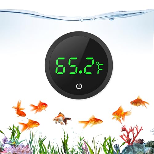 LOFICOPER Digital Aquarium Thermometer with LED Touch Screen