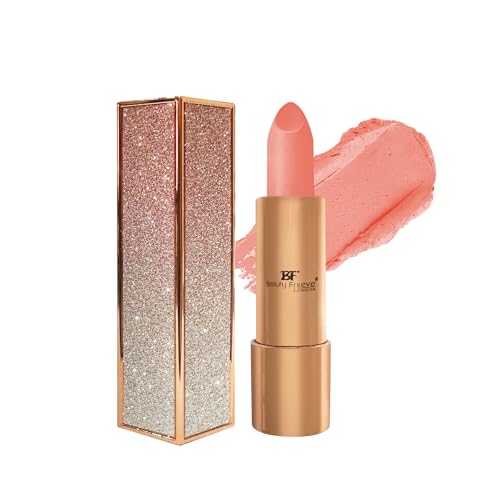 Beauty Forever Semi Matte Lipstick with Vitamin E, Plumping and Long Lasting, 3.6gms (588 Nude Heart)
