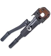 MMNZE 6T Hydraulic Cable Cutter Heavy Duty Wire Rope Cutter Bolt Cutter Wire Shear for Copper-Alu...