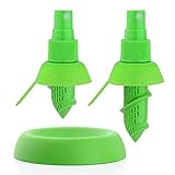 PomeMall 2Pcs Creative Lemon Juice Sprayer, Citrus Sprayer Orange Fruit Mist Gadger Sprayer Kitchen Cooking Tools