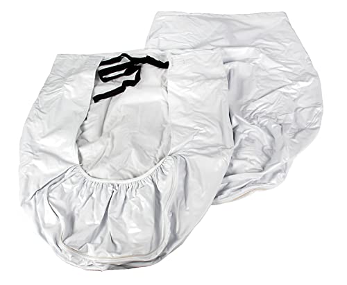 Camco 45321 Vinyl Wheel & Tire Protector, 2 Pack (24 Inches-26 Inches , White) #TOP1