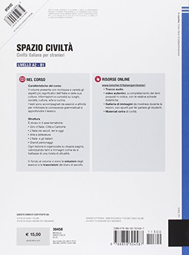 Spazio civiltà. Civiltà italiana per stranieri