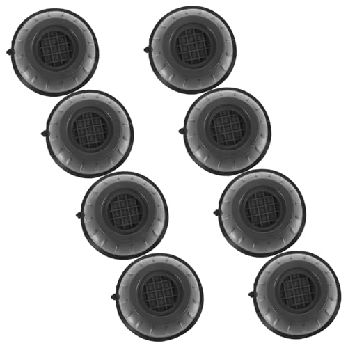 Hohopeti 冷蔵庫用フットマット 洗濯機用フロアプロテクター 8個パック 取り付け簡単 床の 性を高めるクッション