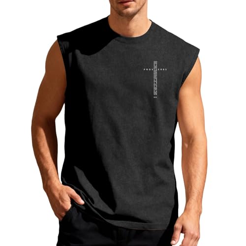 Tee shirt sans manche coupe ajustée décontracté pour le sport